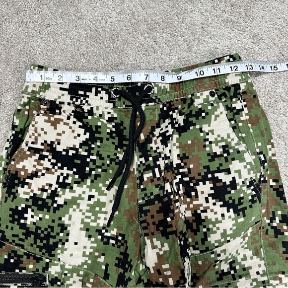 Dogg Supply by Snoop Dogg Men’s Pull On Elastic Waist Cargo Pants Army Camo XS - Picture 11 of 15